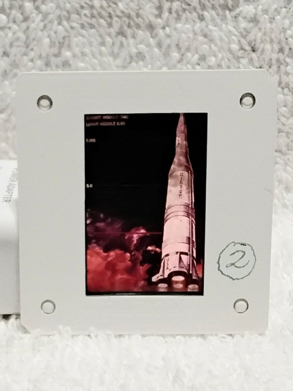 Vintage Russian Space Slide/Cell in Russian Language!!